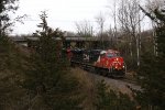 CN 3175 rolls north on the Waukesha Sub leading A447